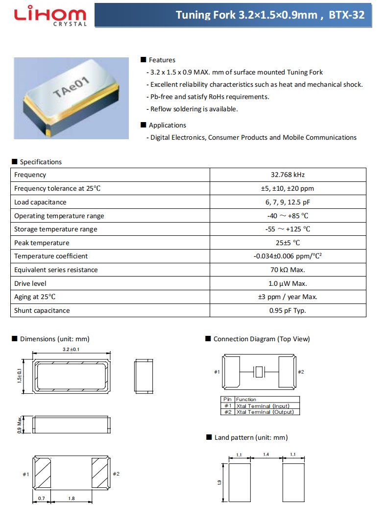 BTX-32規(guī)格
